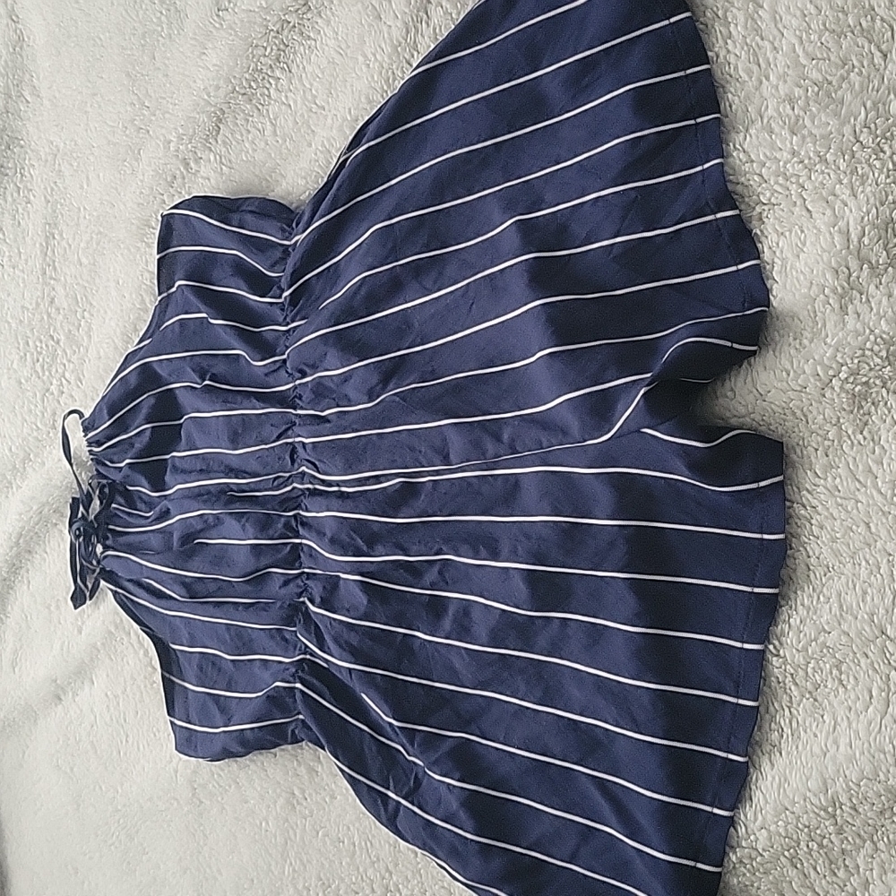 Shein stripped romper